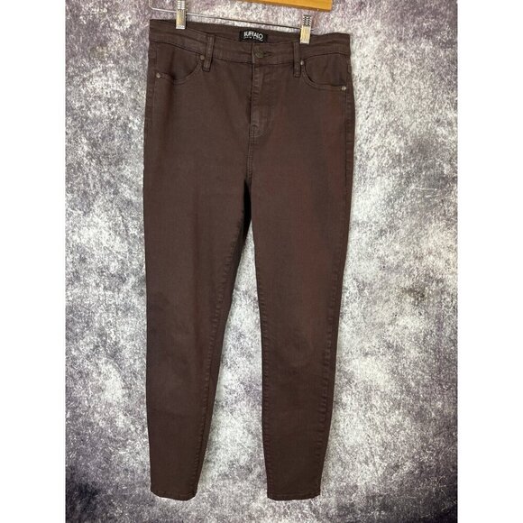 Buffalo Jeans Womens 6 Brown Hannah High Rise Skinny Jegging Sleek Modern Ride - Picture 1 of 12